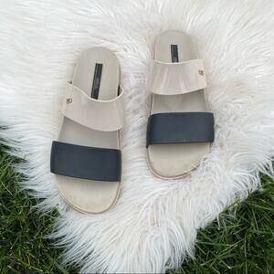Melissa Cosmic Two Strap Vegan Slide Sandals 7